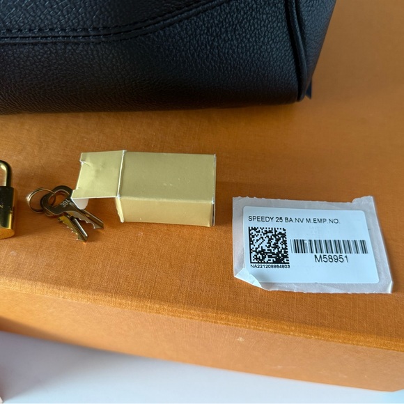 Louis Vuitton Black Satchel with Gold Hardware - Picture 10 of 11